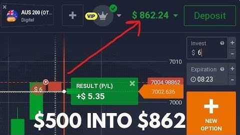 How I Turned $500 Into $836 | Binary Trading – Episode 1