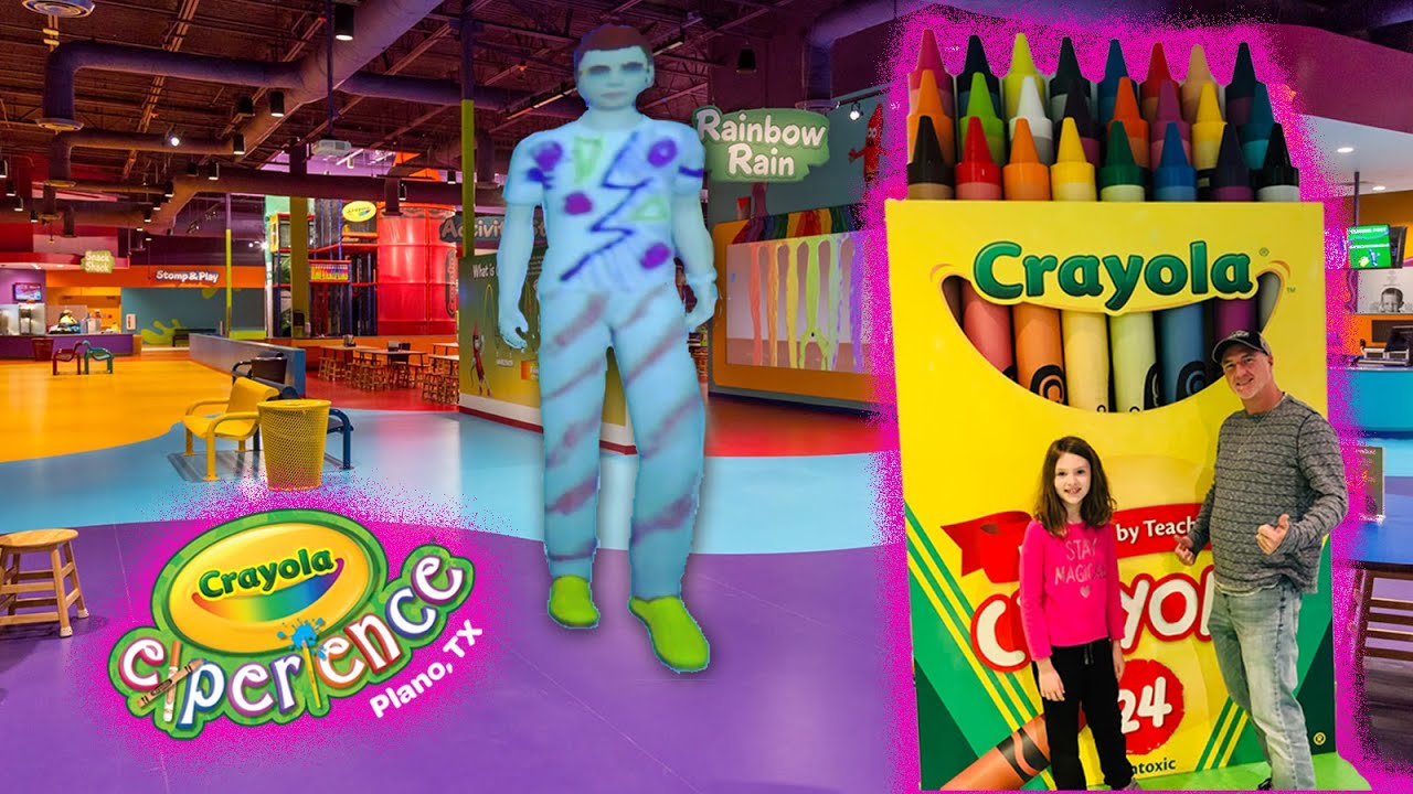 Color Magic at Crayola Experience in Dallas 🖍 YouTube