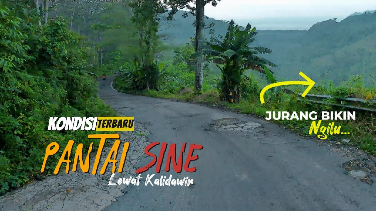 Semakin Menantang! Kondisi Terbaru Jalur Pantai Sine Via Kalidawir Wajib Ekstra Hati-Hati