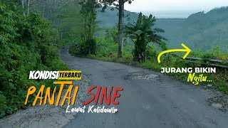 More Challenging! Latest Conditions of Sine Beach Route Via Kalidawir Require Extra Care