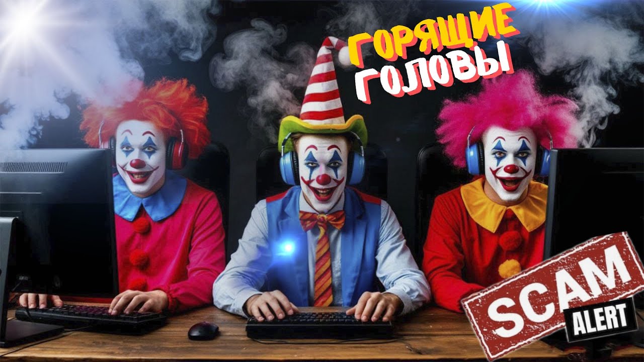 Перезалив.Горящие клоуны.Телефонные аферисты