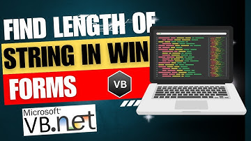 Find Length of String in VB.Net | AGTAMILTECH