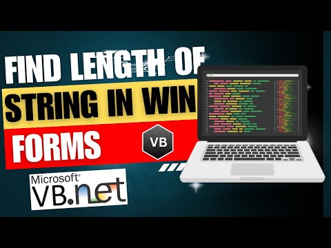 Find Length of String in VB.Net | AGTAMILTECH