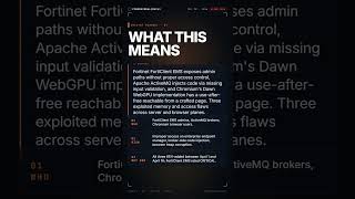 Fortinet EMS, Apache ActiveMQ, Chromium Dawn — 3 exploited CVEs