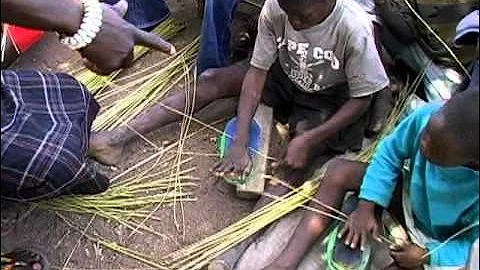 Making Bolga Baskets in Ghana