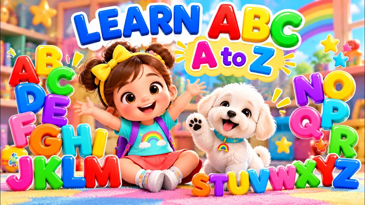 Learn ABC A to Z for Kids | Alphabet Learning with Lumi & Lucy | Fun ...