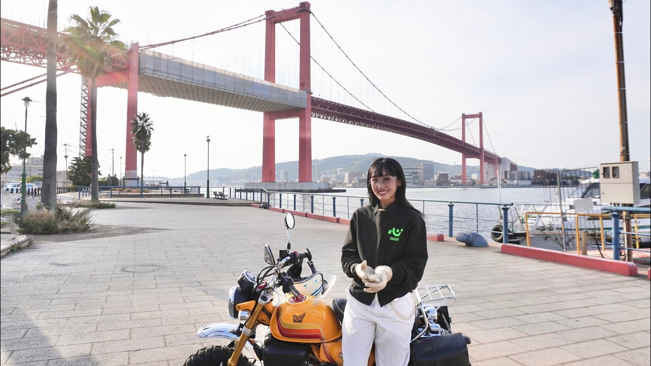 行き先決めず出掛けたら、突如バイクで【船旅】に出ちゃったモンキー乗り