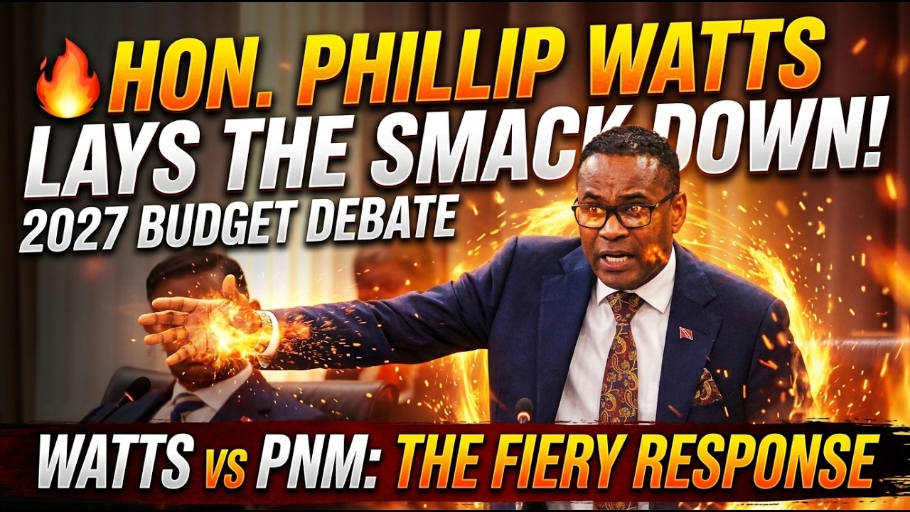 🔥 Minister Phillip Watts EXPOSES the PNM During Budget Debate 2027! 🏛️🇹🇹