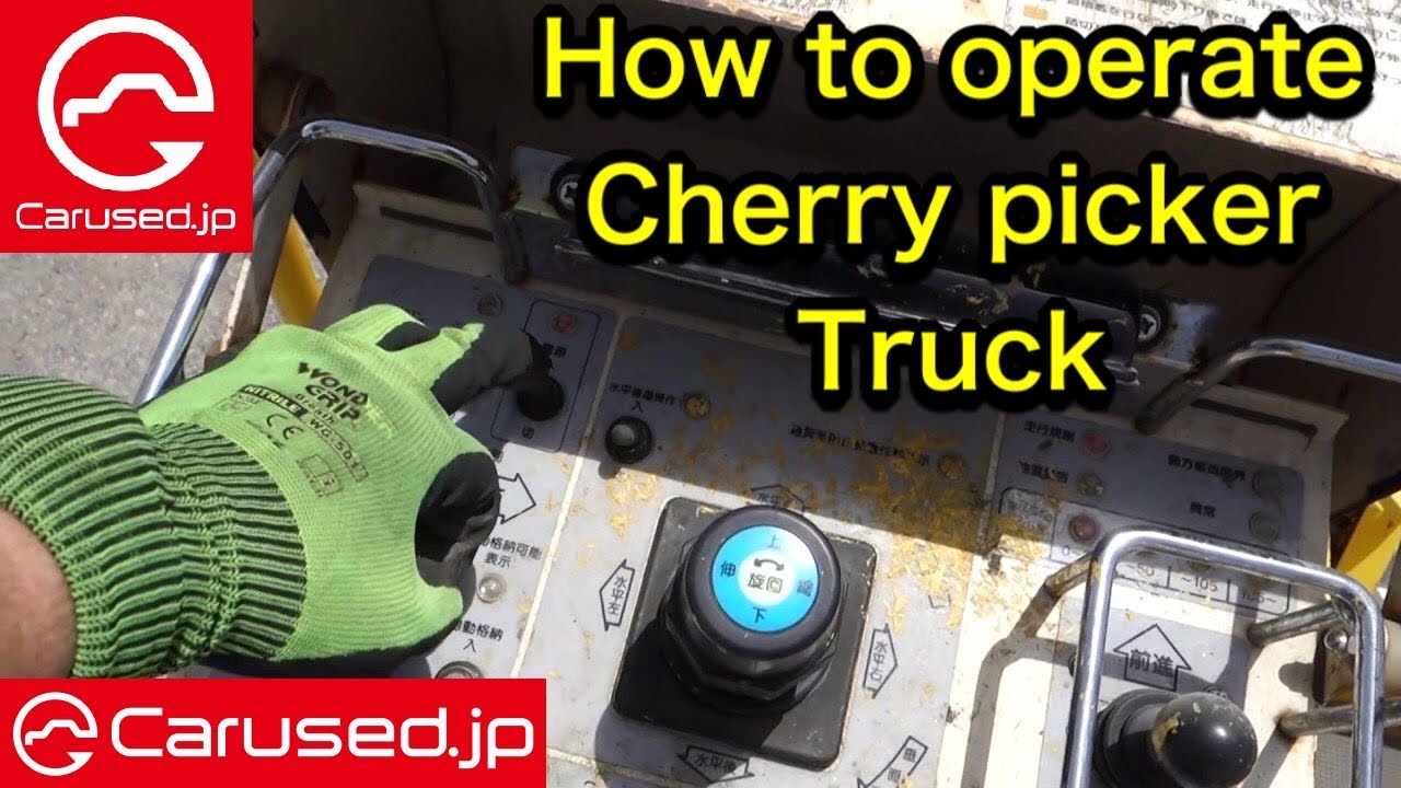 How to operate Cherry picker truck DUTRO XZU404M 213,745km YouTube
