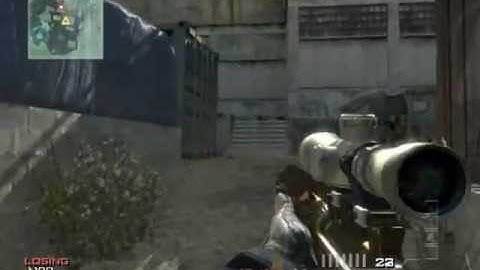 KAHWEITHEKILLER-MW3-MSR Quickscoping Test/Gameplay