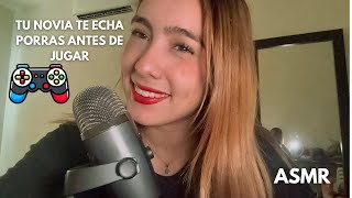 Asmr - Tu Novia De Echa Porras Antes De Que Juegues Tu Partida