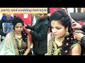 Party and wedding hairstyle with crumping for girls very thin hair//for beginners (2020)