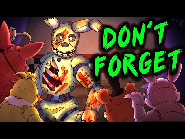 Fnaf Song Don T Forget Lyrics Youtube - fnaf roblox ids foxy song