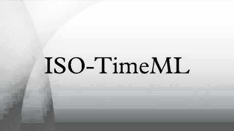 ISO-TimeML