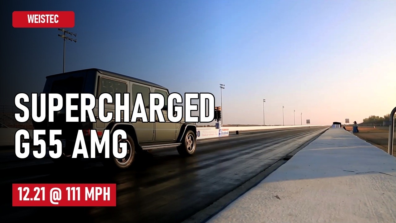 Fastest G55 AMG in the World - Weistec Supercharged -12.21 @ 111 MPH ...
