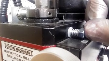 Mini Mill Tachometer and Spindle Lock