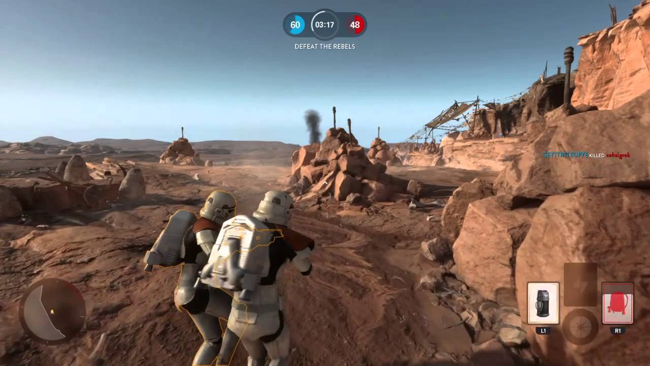 STAR WARS Battlefront - Raider Camp Gameplay - Blast - YouTube