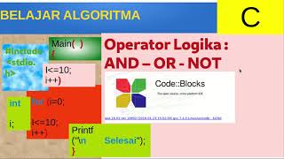 Belajar Algoritma : Operator Logika AND, OR, NOT