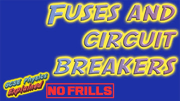 Fuses and circuit breakers (SP10i)