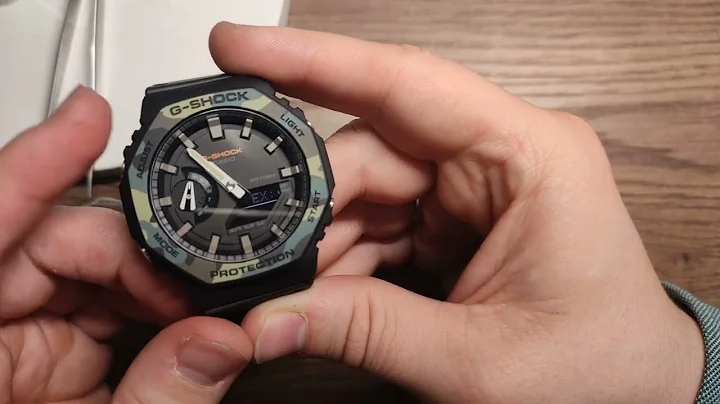 HOW TO SET TIME AND DATE ON CASIO G-SHOCK GA-2100SU-1ER