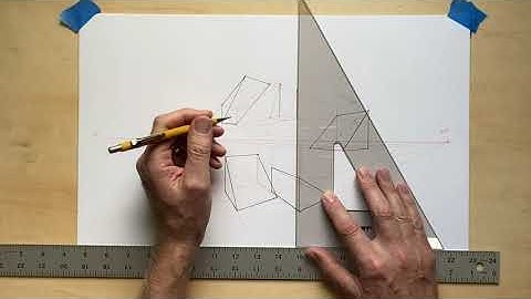 Drawing Inclined Planes in 2-Point Perspective