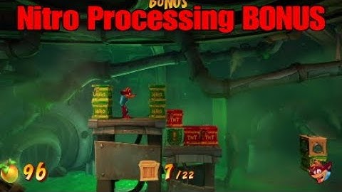 Crash Bandicoot 4 - Nitro Processing BONUS level, all boxes walkthrough guide