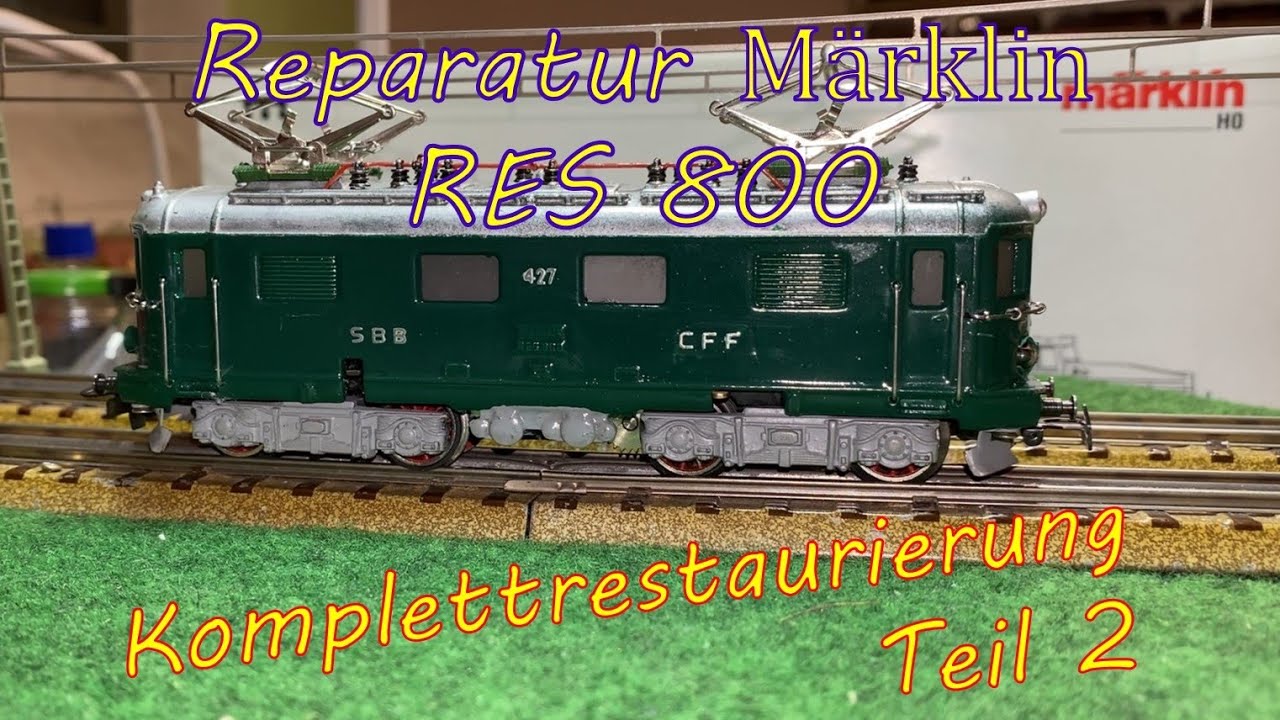 Restaurierung Märklin RES 800 Teil 2