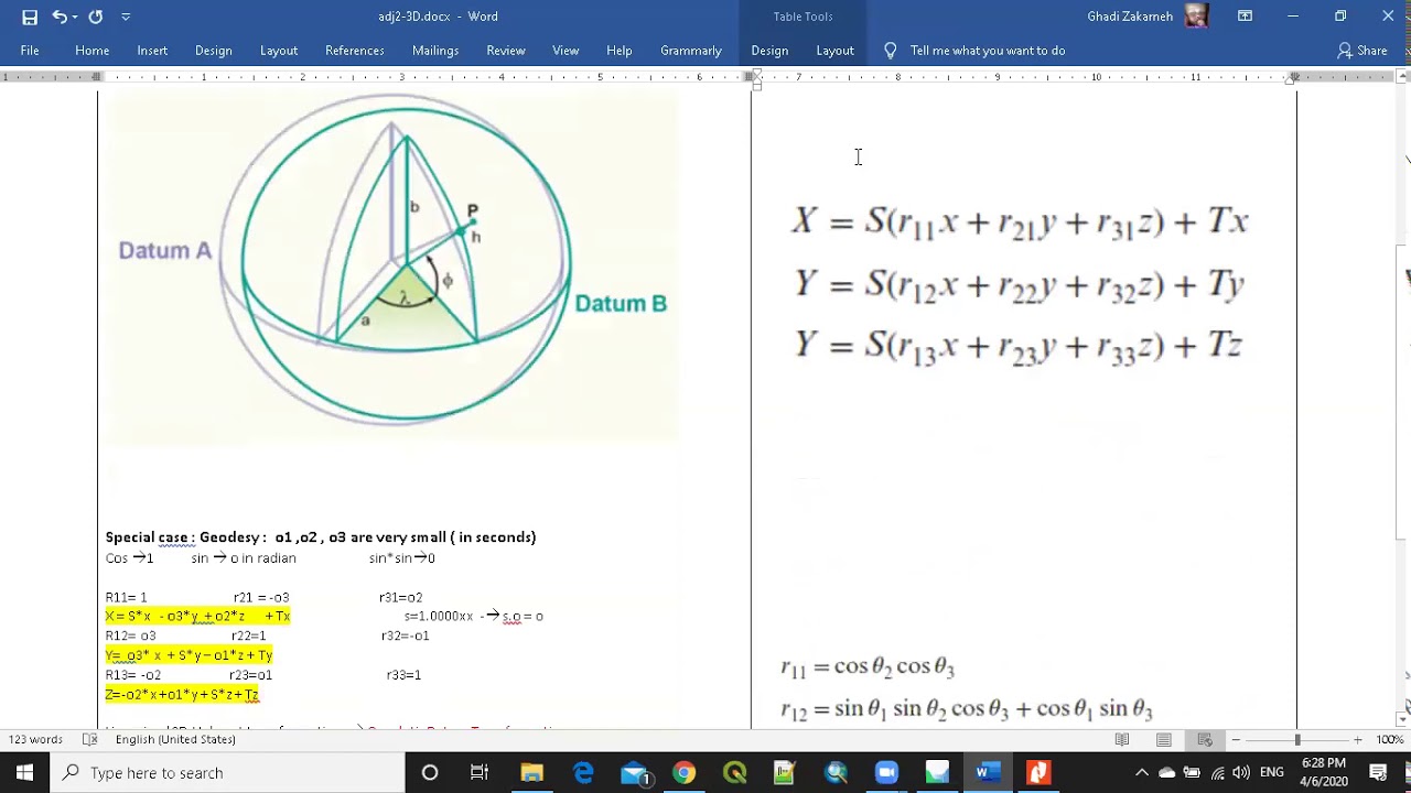 tajseer - 3D coordinate Transformations - YouTube