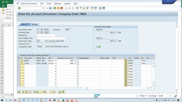 Class 24 # Document Posting 2 # FB50 # Call me @ +91 7416797921 For SAP FICO online training