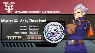Advance Wars 1+2: Reboot Camp - AW1 Challenge Campaign – M22: Andy Times Two! (Rank S/300)