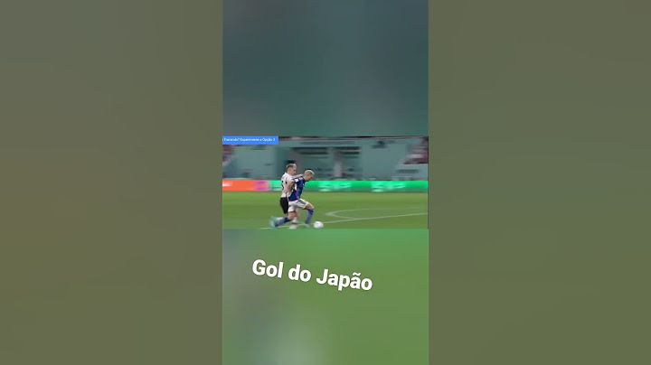 Alemanha x Japão Gol da virada do Japão