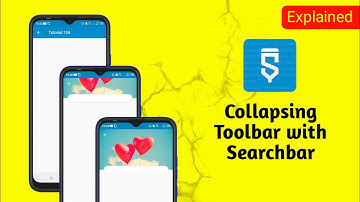 Collapsing tool bar with search bar in sketchware pro tutorial 106 #sketchware