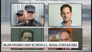 3 Americans freed from Russia in major prison swap