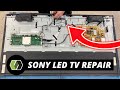 Sony led tv not working  no or half backlights  how to fix  xbr55x800e