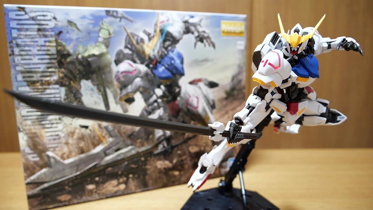 ガンダム mg 1/100スケール バルバトス The Gundam frame's cylinder movement is amazing! Gunpla MG 1