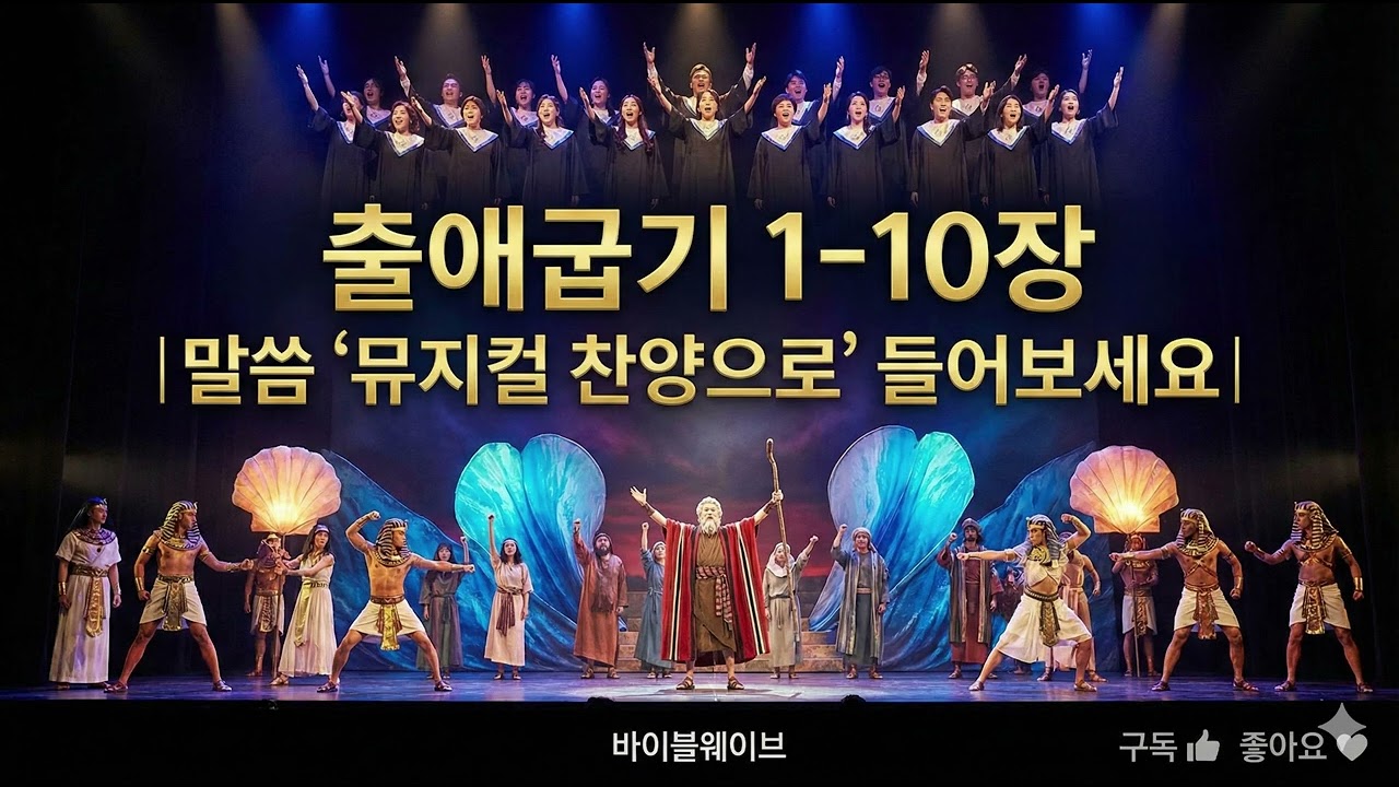출애굽기 1-10장 | 말씀을 '뮤지컬 찬양으로' 들어보세요 #바이블웨이브 #출애굽기 #출애굽기찬양 #출애굽기뮤지컬 #뮤지컬찬양