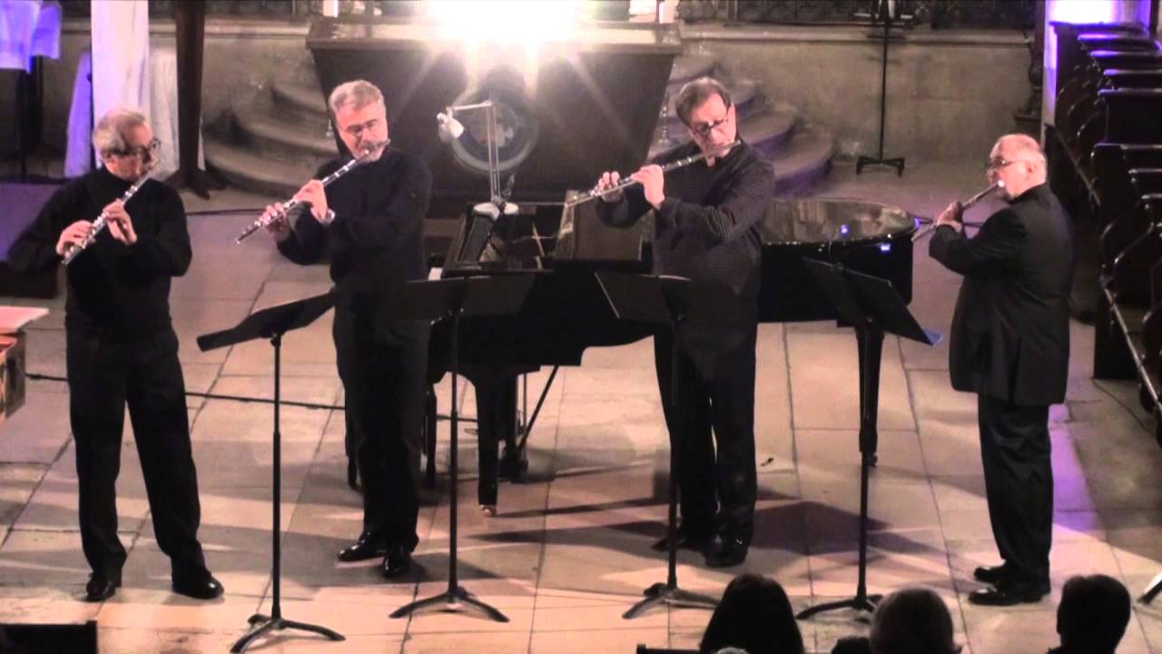 Pierre Paubon - Quatuor pour 4 flûtes « 4 aspects féminins » (mvt 3)