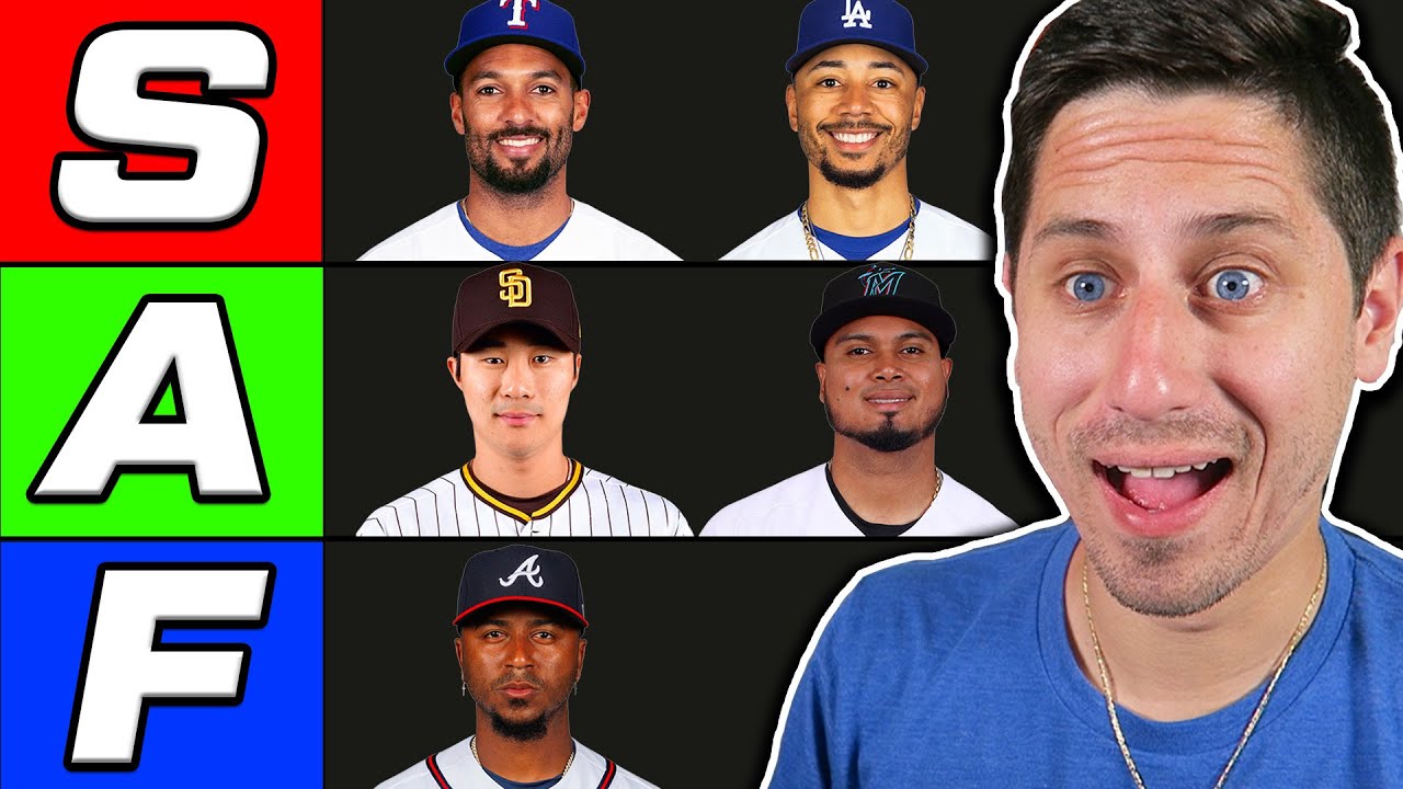 2023 MLB Second Base Tier List Ranking YouTube