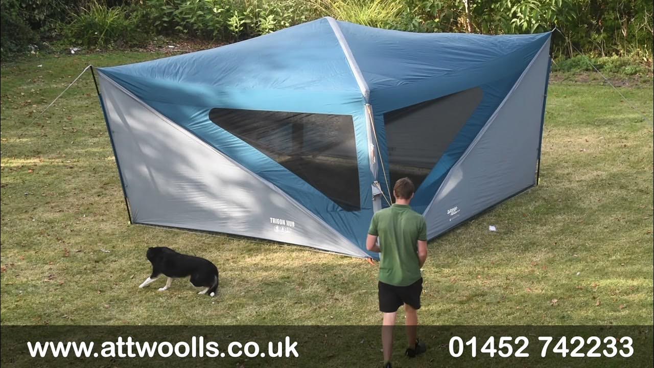 Vango Trigon Airhub Shelter Pitching & Packing (Real Time) Video YouTube