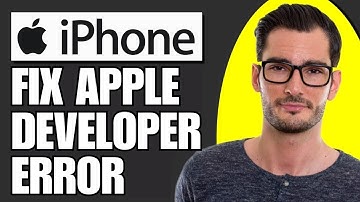 How to Fix Apple Developer “Unknown Error Please Try Again” on iPhone (Full Guide)