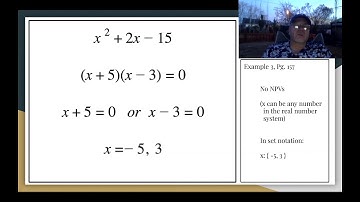 4.5 - Rational Expressions