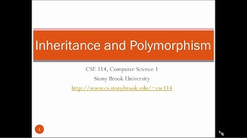 CSE114 Computer Science I: Inheritance and Lab 7
