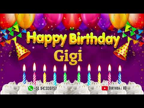 Gigi Happy birthday To You - Happy Birthday song name Gigi 🎁