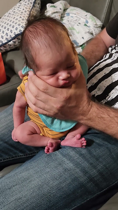 Oh no, he pooped on me! 🤣 #baby #babyboy #pooping #toddlers #kids