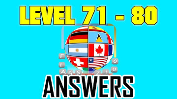 Countries Flags Quiz - Master 71 - 80 - All Answers - Walkthrough