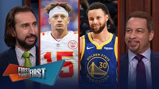 Mahomes named Most Influential, Burrow talks Chiefs \& Greatest NBA Dynasties | FIRST THINGS FIRST