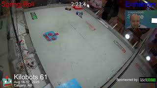 Spring Roll Vs. Einhänder Antweight Rookies - Kilobots 61