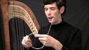 Changing wire strings on a pedal harp (Harp Tuesday)