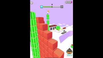 Cube surfer: This game is so much fun! #shorts #gaming #cubesurfer