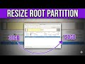 How to RESIZE (Shrink / Extend) the root PARTITION in LINUX